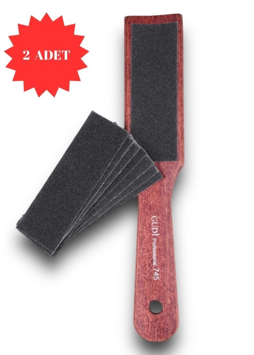 GUDİ Professional Değiştirilebilir Topuk Törpüsü 10 Adet Yedek Zımpara Hediyeli x2