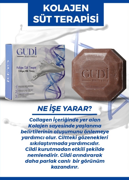 GUDİ Collagen & Milk Therapy Cilt Bakım Sabunu 120 gr